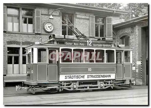 Moderne Karte Tram StStZ Ce 2 2 93 ex Limmattalstrassenbahn Nr 6