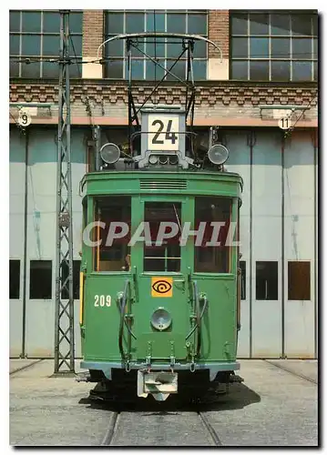 Cartes postales moderne Tram Be 2 2 209 BVB Serie 207 216