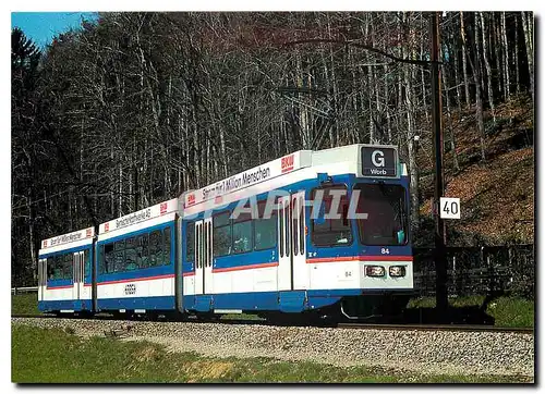 Cartes postales moderne Regionalverkehr Bern Solothurn Electric motor coach Be 4 8 84