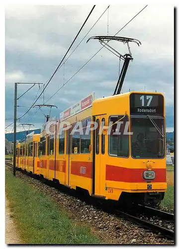 Moderne Karte Tram Be 4 6 249 257 248 BLT Dreifachtraktion BLT Linie 17