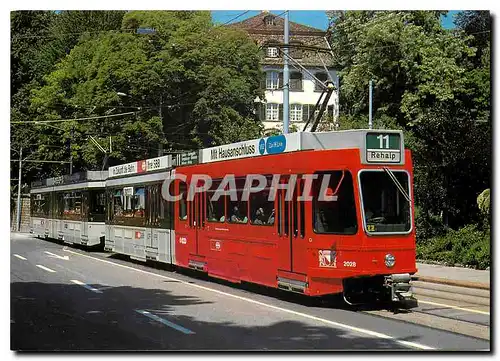 Moderne Karte Verkehrsbetriebe der Studt Zurich Electric motor cars Be 4 6 2028 and 2305