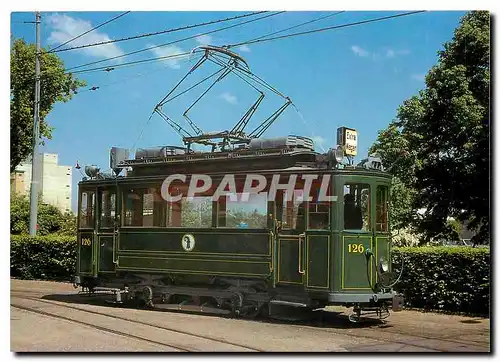 Moderne Karte Basler Verkehrsbetriebe Be 2 2 126 Museumswagen des Tram Club Basel