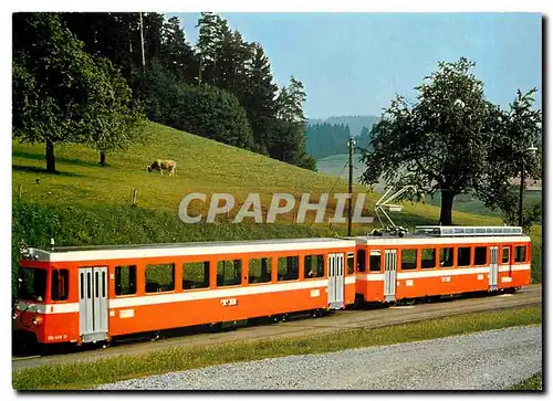 Cartes postales moderne Trogenerbahn St Gallen Speicher Trogen Pendelzug BDe 4 8