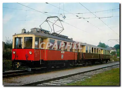 Cartes postales moderne SVB electric railcar ET 6 at Lamprectshausen station