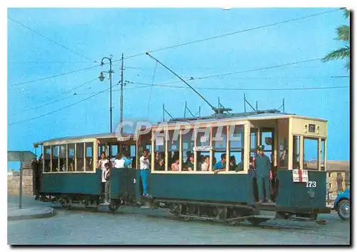 Cartes postales moderne Tram vies de Barcelona Cotxe 173