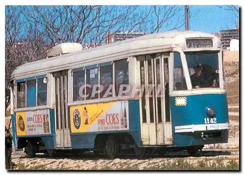 Cartes postales moderne Tranvia de Madrid Serie 1001 a 1160