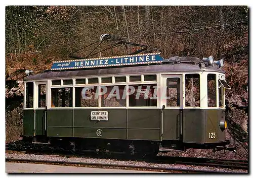 Cartes postales moderne Chemin de fer touristique Bionay Chamby Region Montreux Vevey Ce 2 2 125