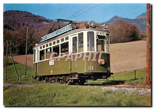 Moderne Karte Chemin de fer touristique Blonay Chamby Region Montreux Vevey Suisse Ce 2 2 125