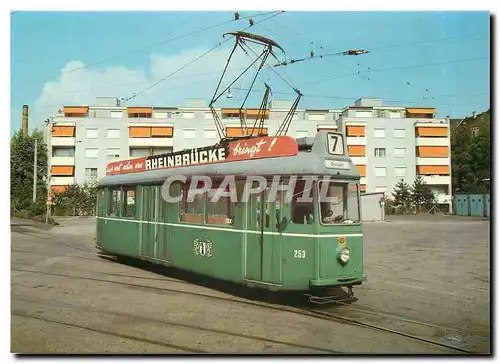 Cartes postales moderne Tram Be 2 4 253 BVB