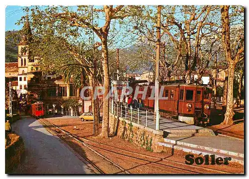 Cartes postales moderne Mallorca Soller Estacion Ferrocarril