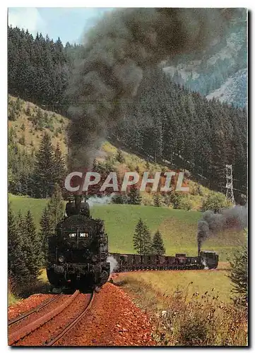 Cartes postales moderne Die Erzbergbahn Locomotive 197 302