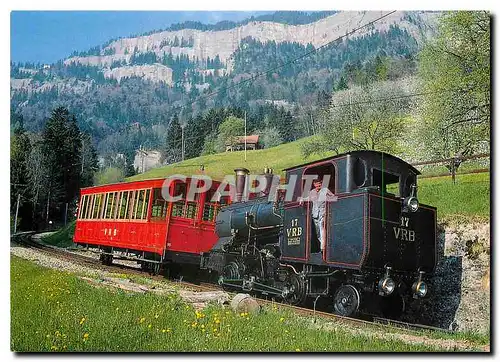 Cartes postales moderne Locomotive H 2 3 Nr 17 Vitznau Rigi Kulm