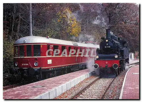 Cartes postales moderne Elektro Triebwagen ET 25 015 ab Locomotive 75 1118