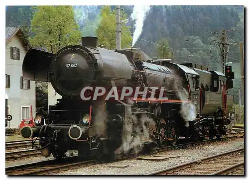 Cartes postales moderne OBB Locomotive 52 7612 at Hieflau