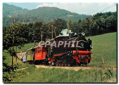 Moderne Karte Chemin de fer touristique Blonay Chamby Locomotive 99193