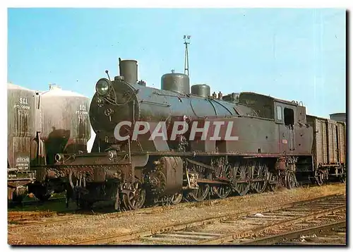 Cartes postales moderne Locomotora tender 242 0221