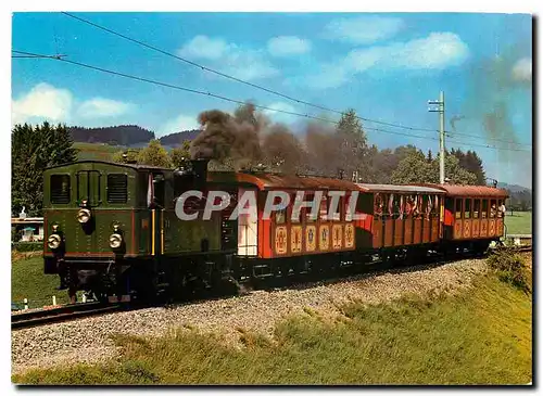 Cartes postales moderne Switzerlamd Dampfzug der Apenzeller Bahn