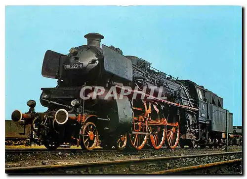 Cartes postales moderne Baureihe 018 Vierzylinder Schnellzuglokomotive fruhere Landerbezeichnung IV