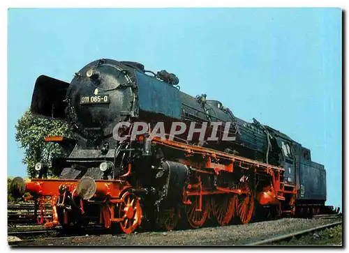 Cartes postales moderne Baureihe 011 Dreizylinder Schnellzuglokomotive