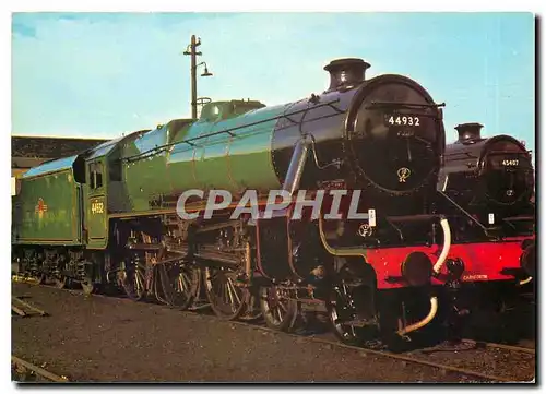 Cartes postales moderne Stanier LMS Class 5 4 6 0 No 44932 was built in Horwich in 1945