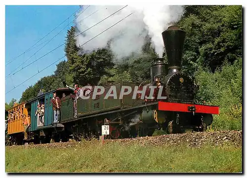 Moderne Karte Locomotive Genf Ec 2 5 Nr 28