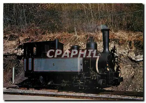 Moderne Karte Chemin de fer touristique Blonay Chamby Region Montreux Vevey Suisse Tram G 3 3 6 Ch 2t