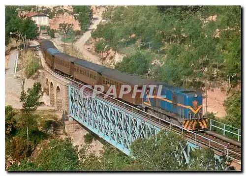 Cartes postales moderne Ferrocarrils Catalans Locomotora 702