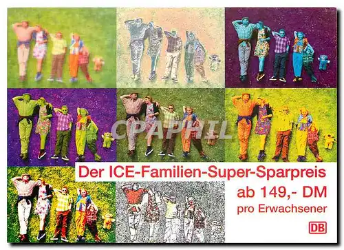 Cartes postales moderne Der ICE Familien Super Sparpreis ab 149 DM