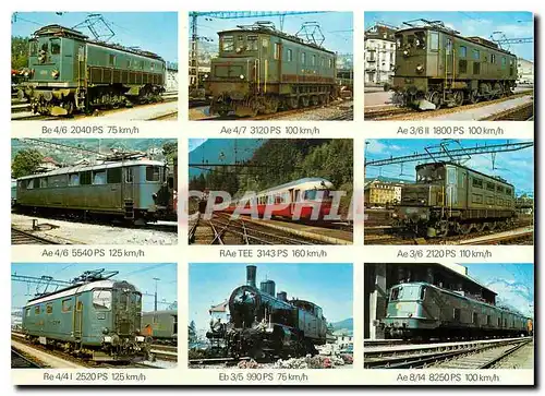 Cartes postales moderne Swiss locomotives Be 2040 PS