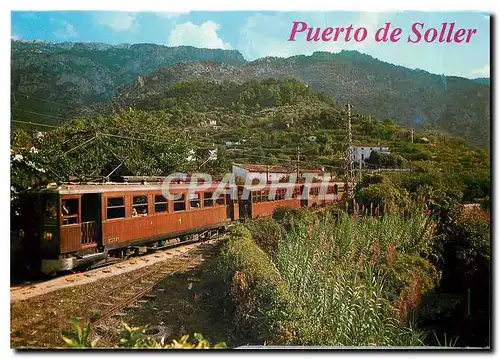 Moderne Karte Puerto de Soller Mallorca Vista Parcial