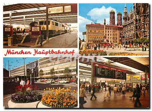 Cartes postales moderne Munich Main Station