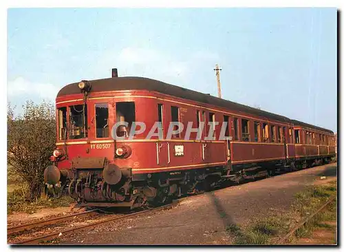 Cartes postales moderne Diesel hydraulic rail car VT 60 507 at Unterbibert Rugland