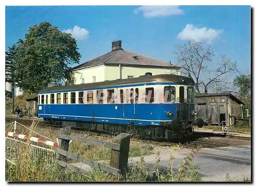 Cartes postales moderne OBB diesel hydraulic rail car 5044 17 in Wiesen Sigless