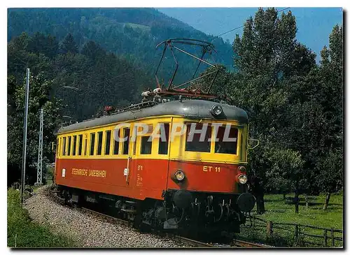 Cartes postales moderne StLB electric railcar ET 11 on the Peggau Ubelbach section