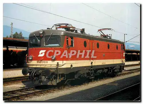 Cartes postales moderne Locomotive OBB 1043 010 6 at Villach main station