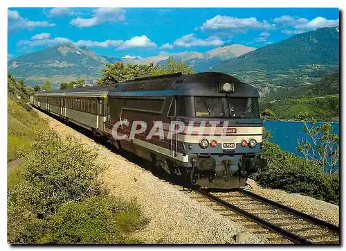 Cartes postales moderne Locomotive BB 67549 auf der Strecke Briancon Gap