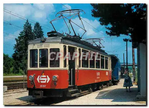 Cartes postales moderne Electric railcar B 4 ET 26107 at Vocklamarkt LB