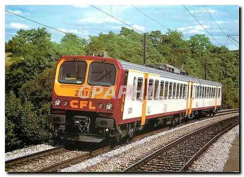 Moderne Karte Electric multiple unit class 2000 near Wasserbilig