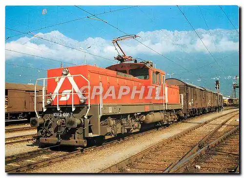 Moderne Karte Locomotive OBB 1063 031 7 at innsbruck main station