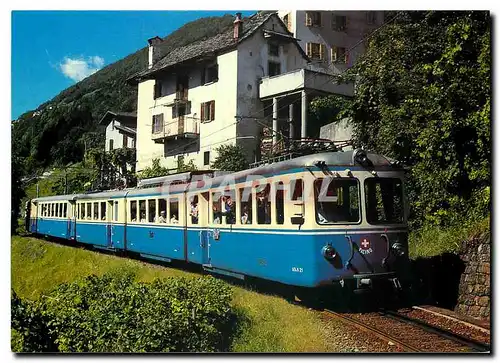 Cartes postales moderne Locomotive ABe 8 8 21 24 Locarno Dormodossola near Intragna