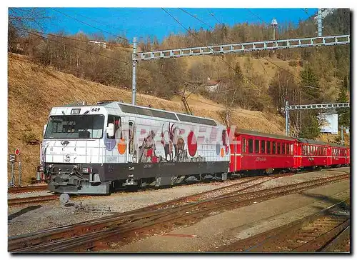 Cartes postales moderne Locomotive Ge 4 4 Nr 649