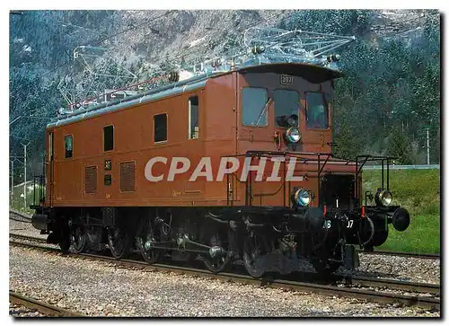 Cartes postales moderne Erlenbach Zweisimmen Bahn Locomotive Ce 4 6 307