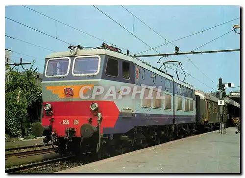 Cartes postales moderne Locomotive E 656 104