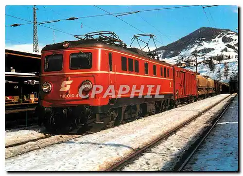 Cartes postales moderne OBB electric locomotive for multiple purpose 1110 01 4