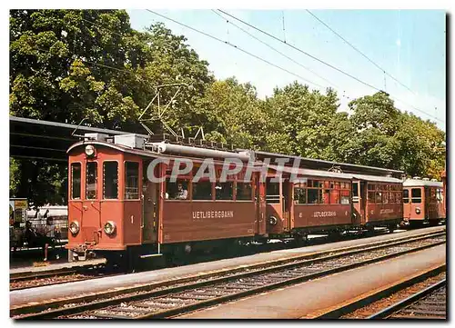 Cartes postales moderne Die einzigartigen uetilberg Zweiachswagen von 1923 24