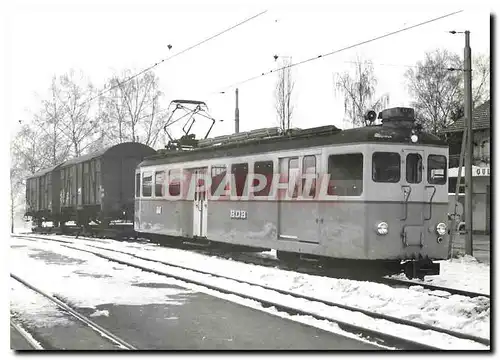 Cartes postales moderne Rolischemelzug mit blau grauem BDe 4 4 11