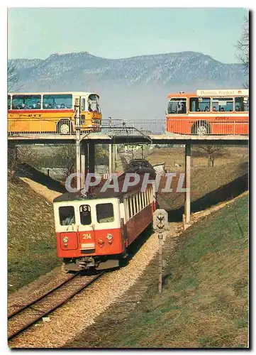 Moderne Karte Gemeinsamor Busbetrieb BSU PTT SZB