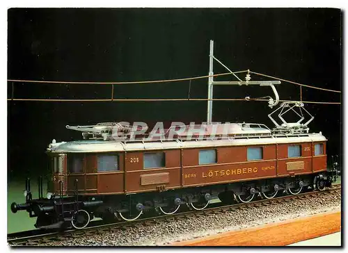 Cartes postales moderne BLS Ae 6 8 Nr 205 Spur HO