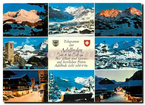 Cartes postales moderne Adelboden Berner Oberland