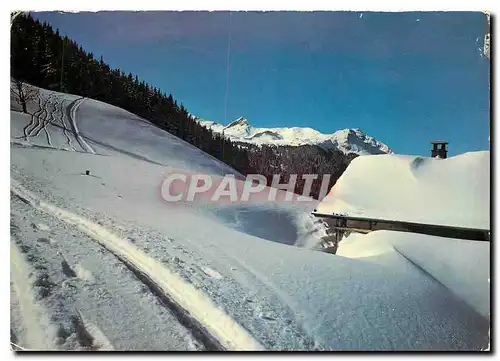 Cartes postales moderne Skipisten in der Schweiz